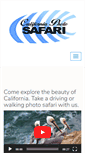 Mobile Screenshot of californiaphotosafaris.com